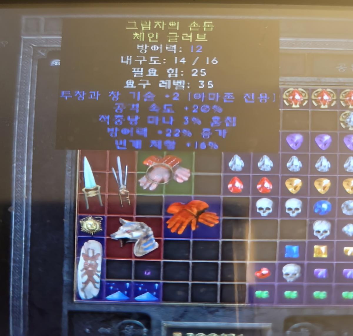래더] 자벨마 레어 장갑 팜 - 1