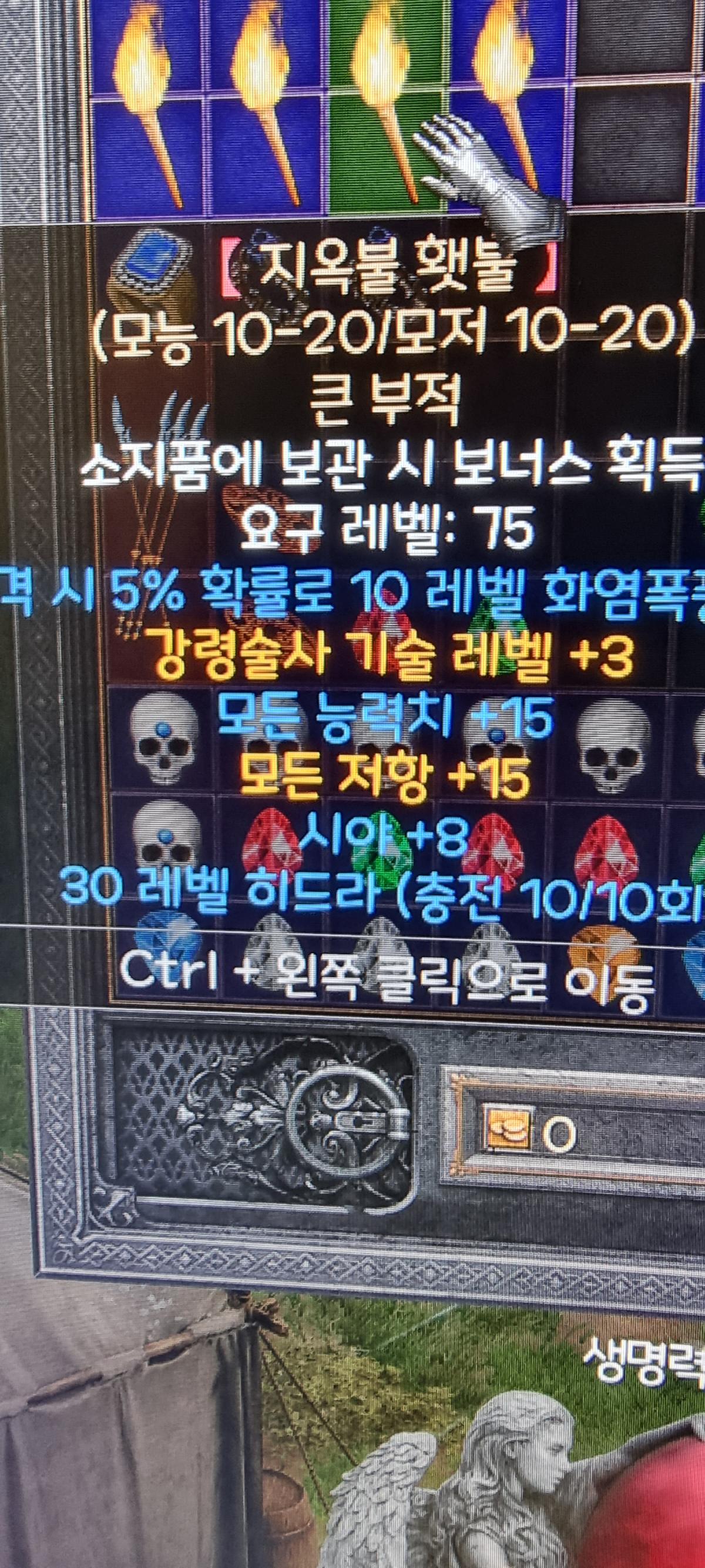 소서 햇불 구해요 다른 햇불과 교환하실분 - 3