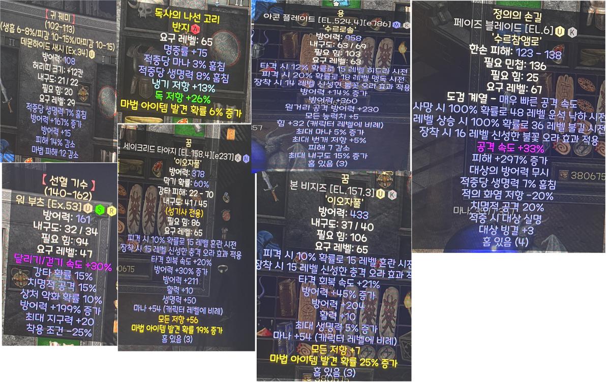 레더 용드림 산책딘 풀셋 팝니다 (용병포함입니다) - 3