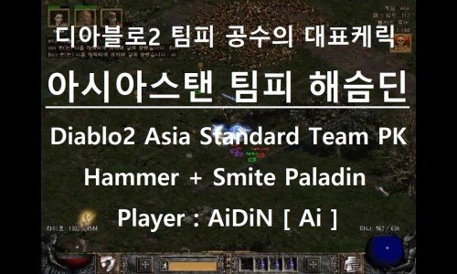 디아2 팀피(TeamPK)입문해보기 - 해슴딘 편 - 3