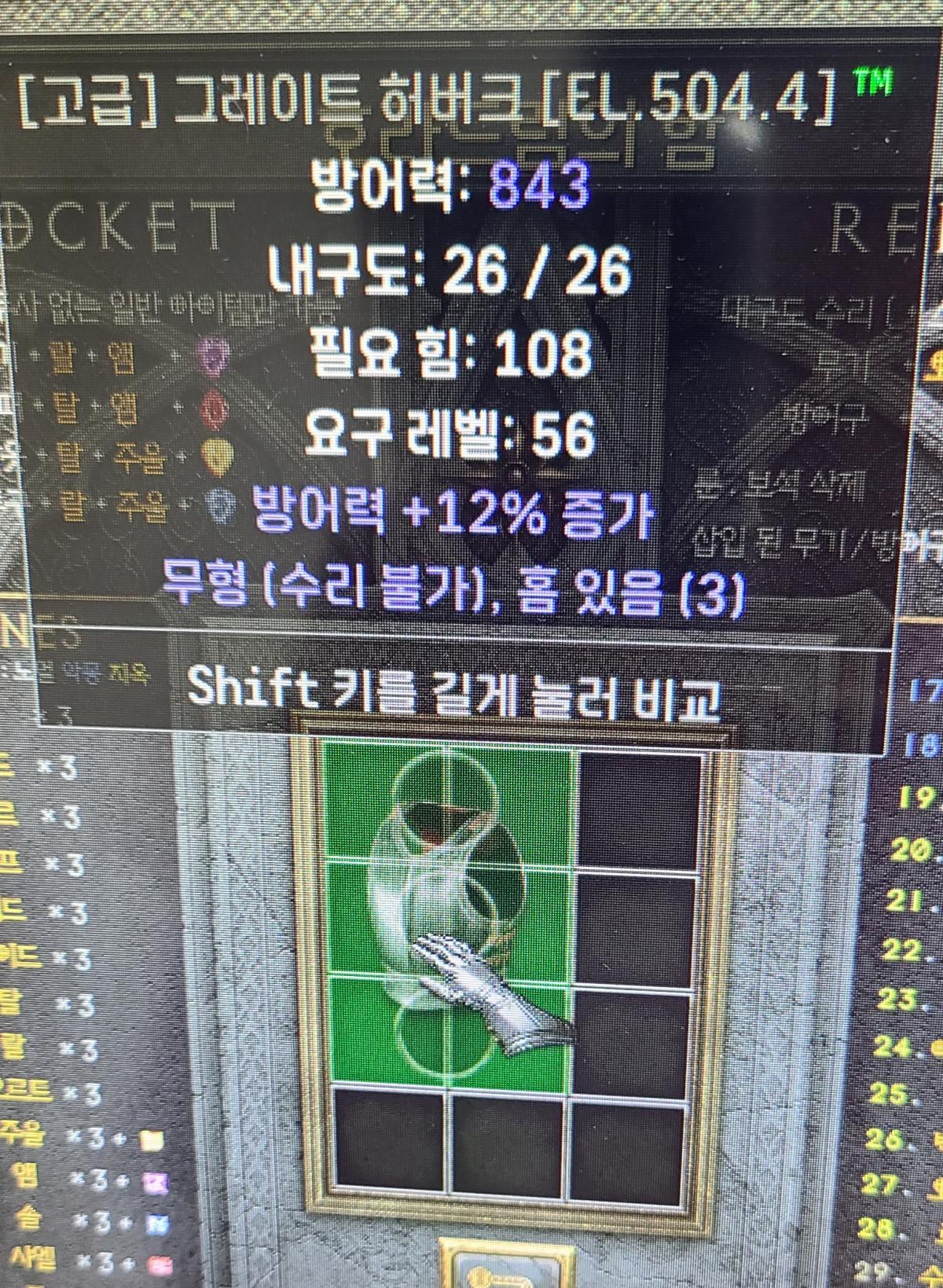 이걸로 배신 갑옷 만들어도 좋을까용?? - 1