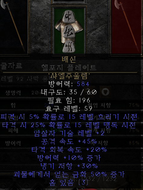 용병 갑옷으로 뭐가 더 좋나요? - 1