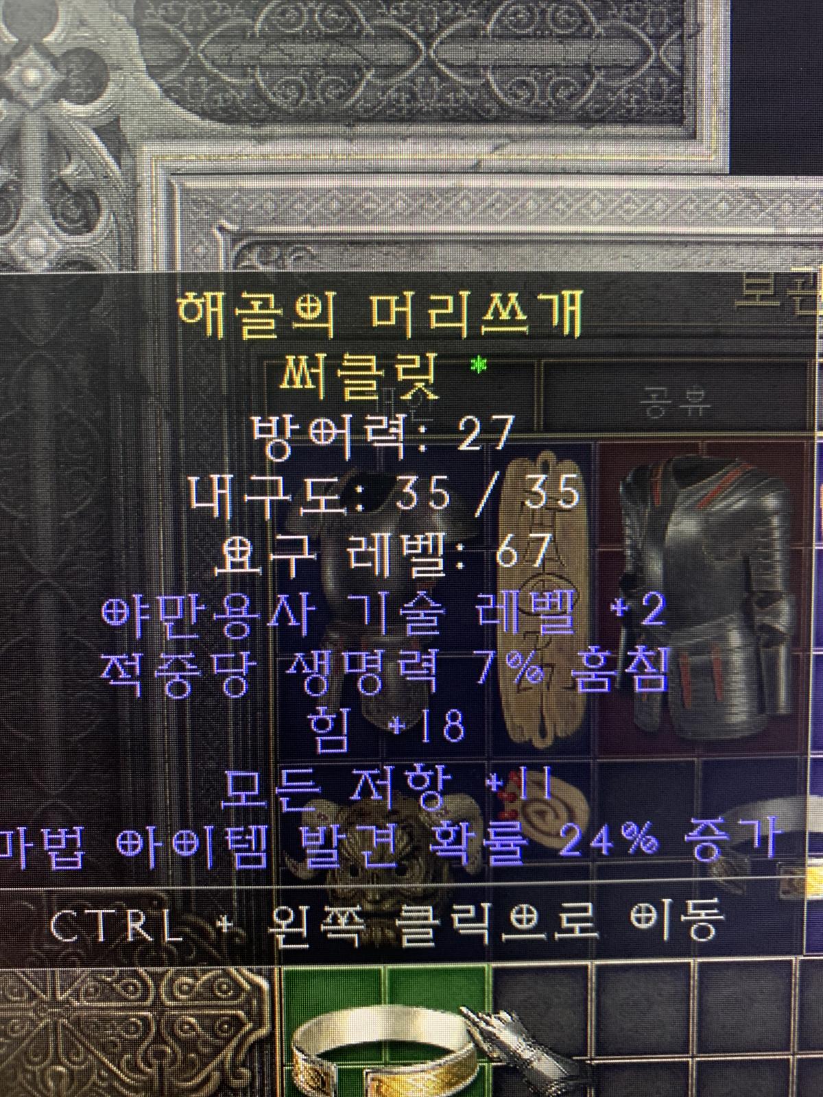 패캐/달려/스킬 레어 써클릿들 - 2